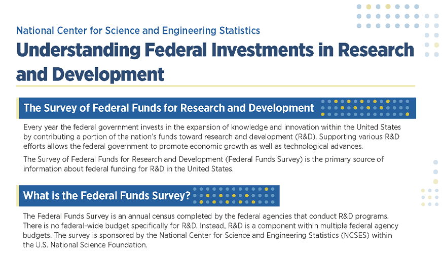 Survey of Federal Funds for R&D Overview