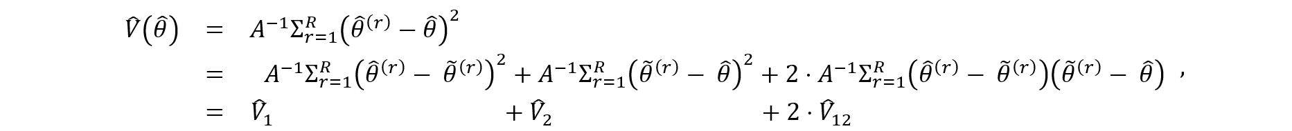 Three pages of scientific text and equations discussing replicate weight perturbation for synthetic data, featuring detailed mathematical formulas and derivations. Please contact NCSES for more information if needed.